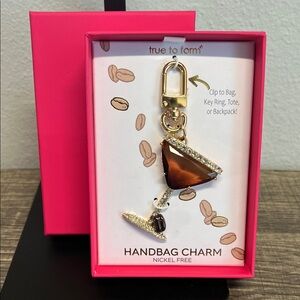 Whimsical Espresso Martini Bag Charm ✨